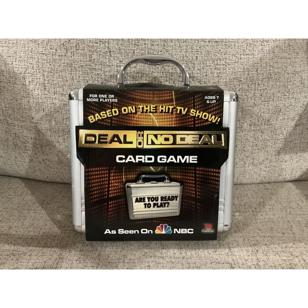 Deal or No Deal Card Game NBC TV Show Cardinal Games Silver Briefcase Edition